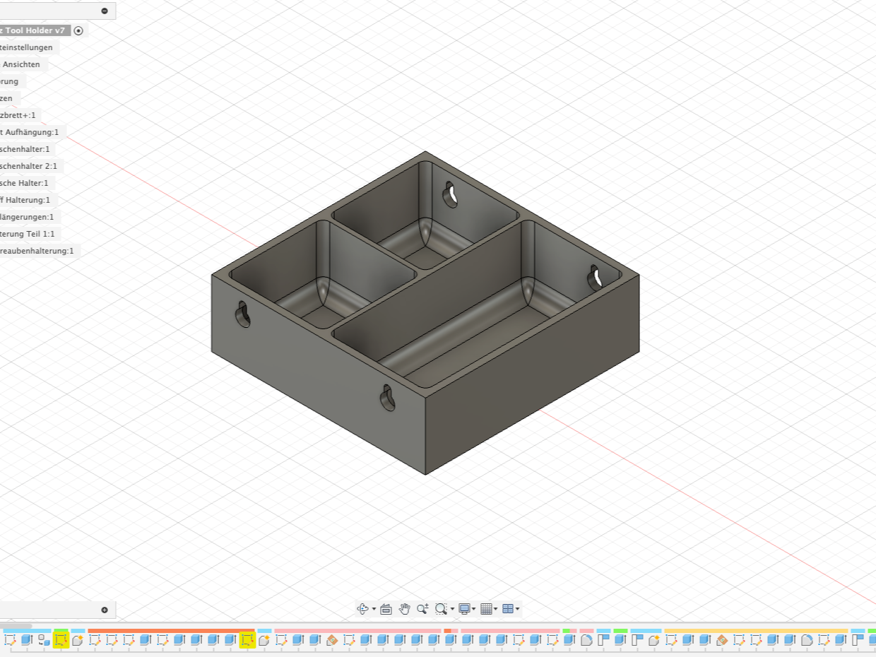 Screw Tray Wall mount