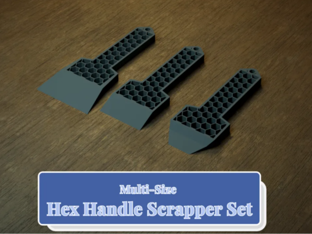 Wide hexagon scraper ONLY 1 HOUR! (LARGE)