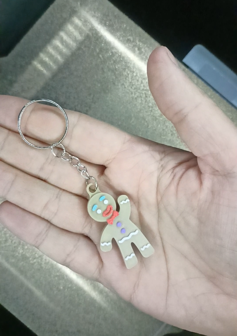 Gingerbreadman keychain