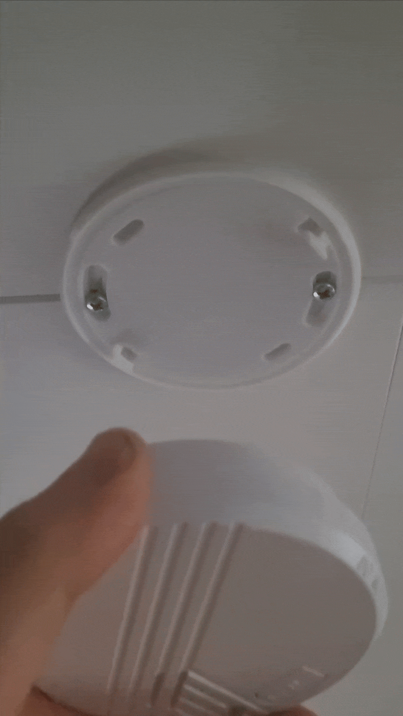 Mount for fire alarm, several models
