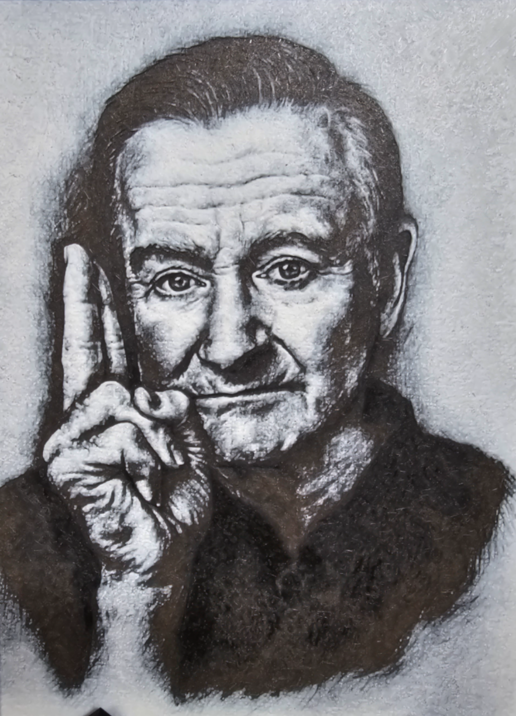 Robin Williams Charcoal