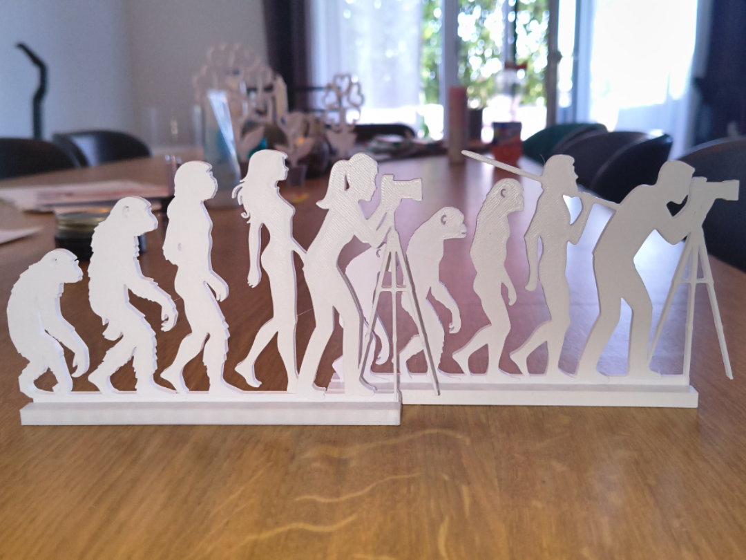 Human Evolution to Photographer – Male & Female