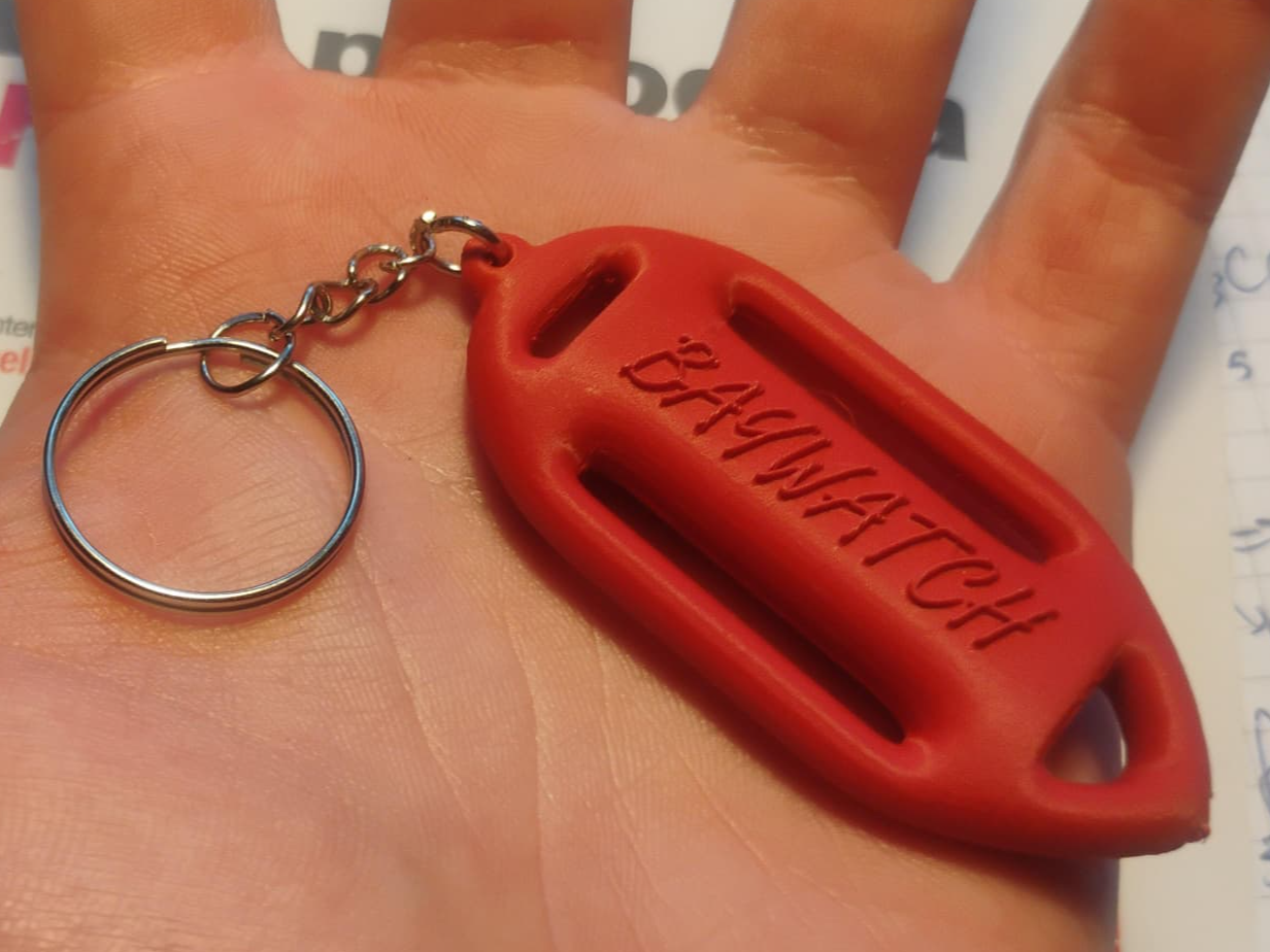 Baywatch lifeguard keychain