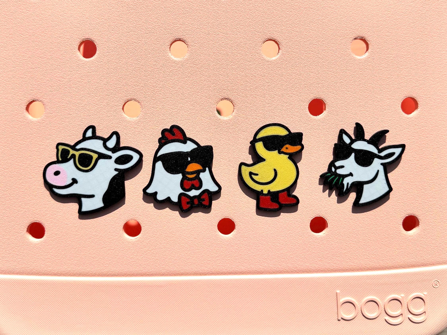 Bogg Bag & GoGo Bag Animal with Sunglasses Charms
