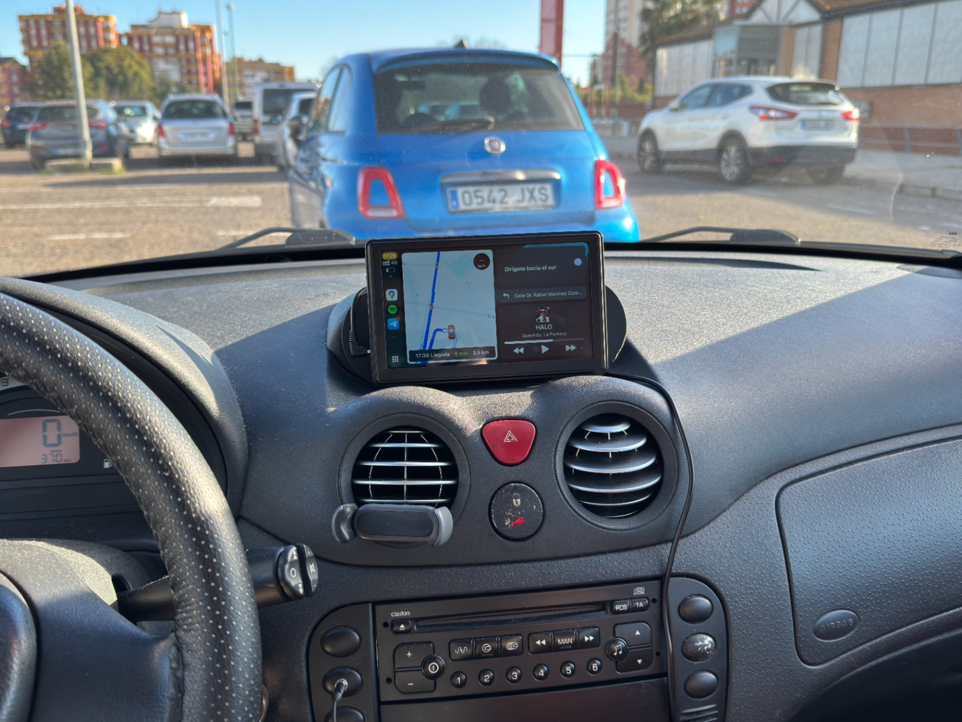 Citroen C2 Screen Holder for Carplay Android Auto
