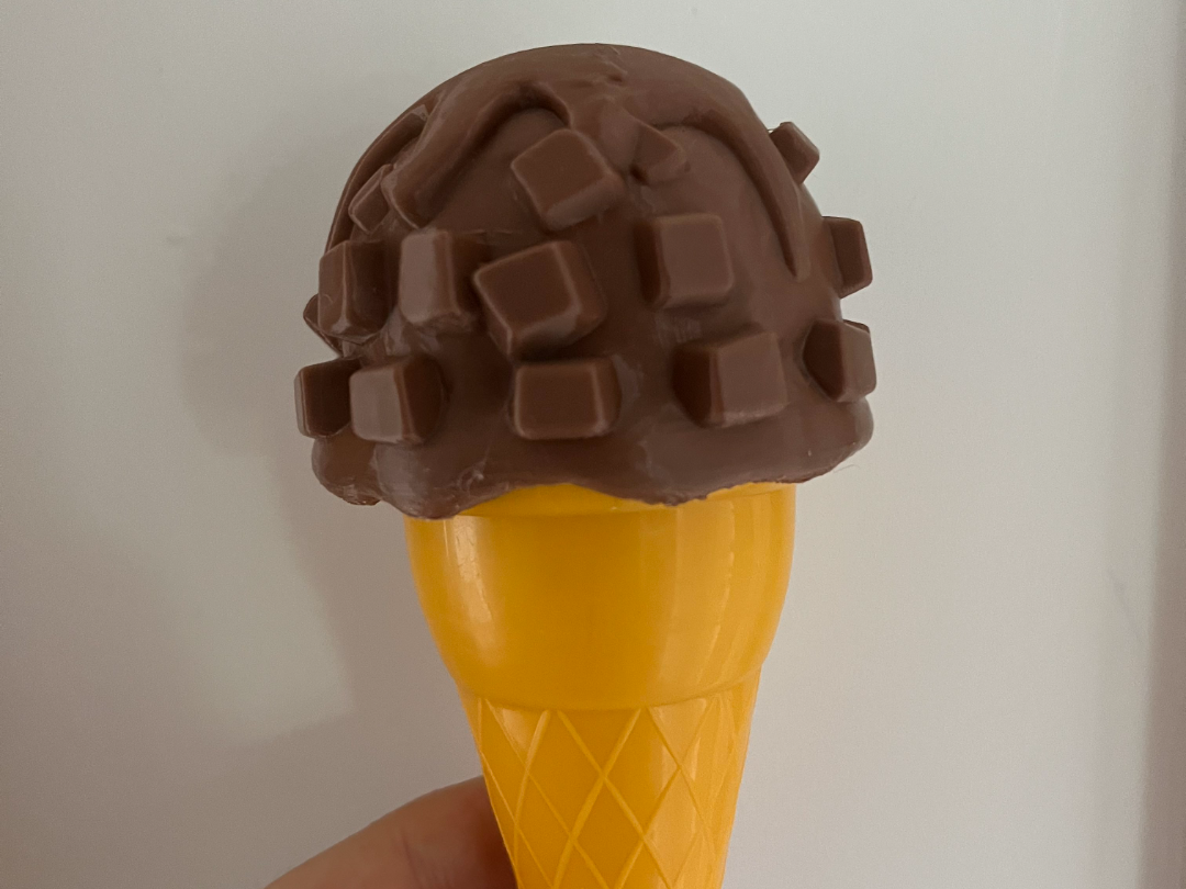 Chocolate Icecream Cone Topper Toy