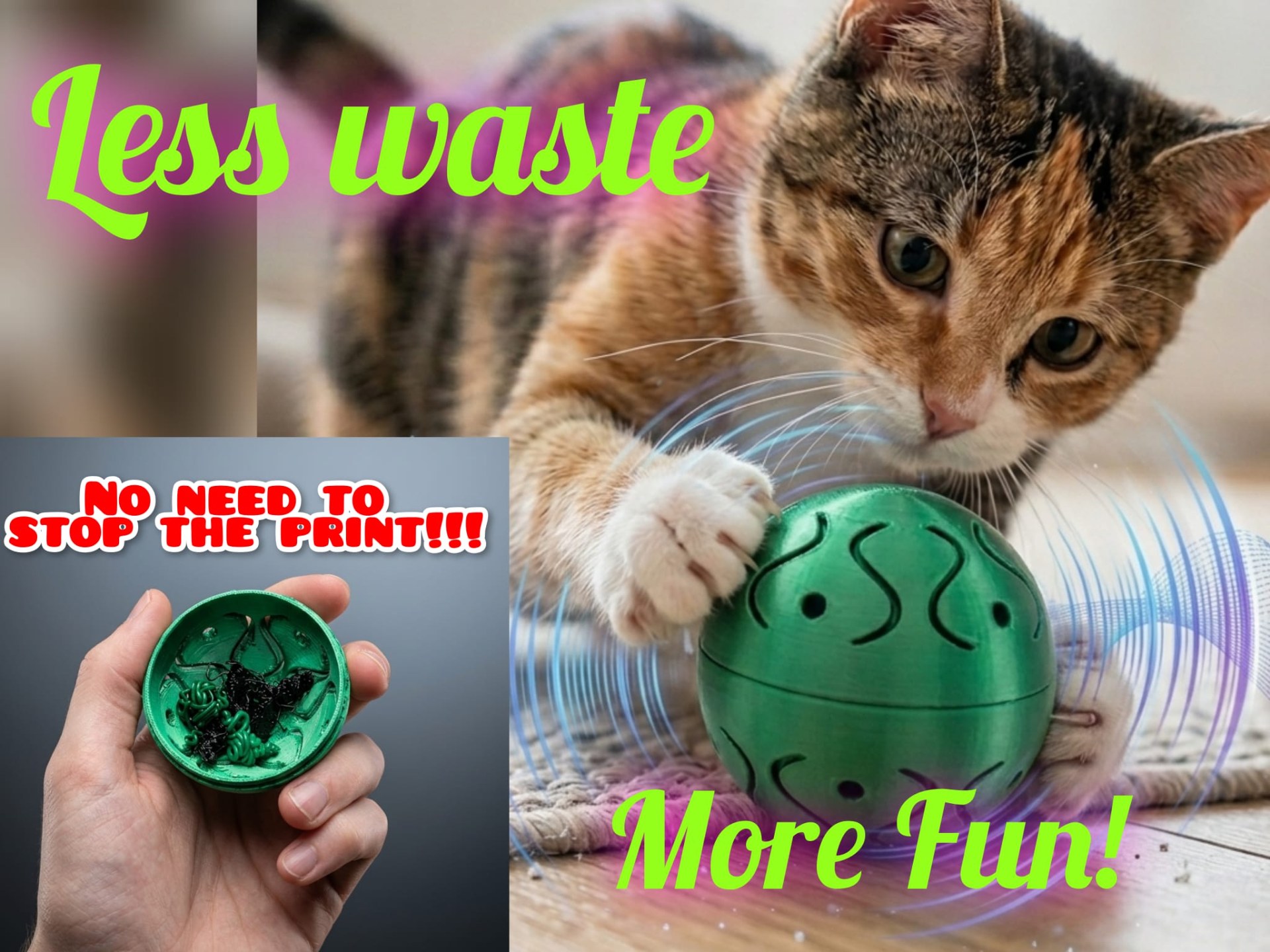 ScrapSphere: The Zero-Waste Cat Toy