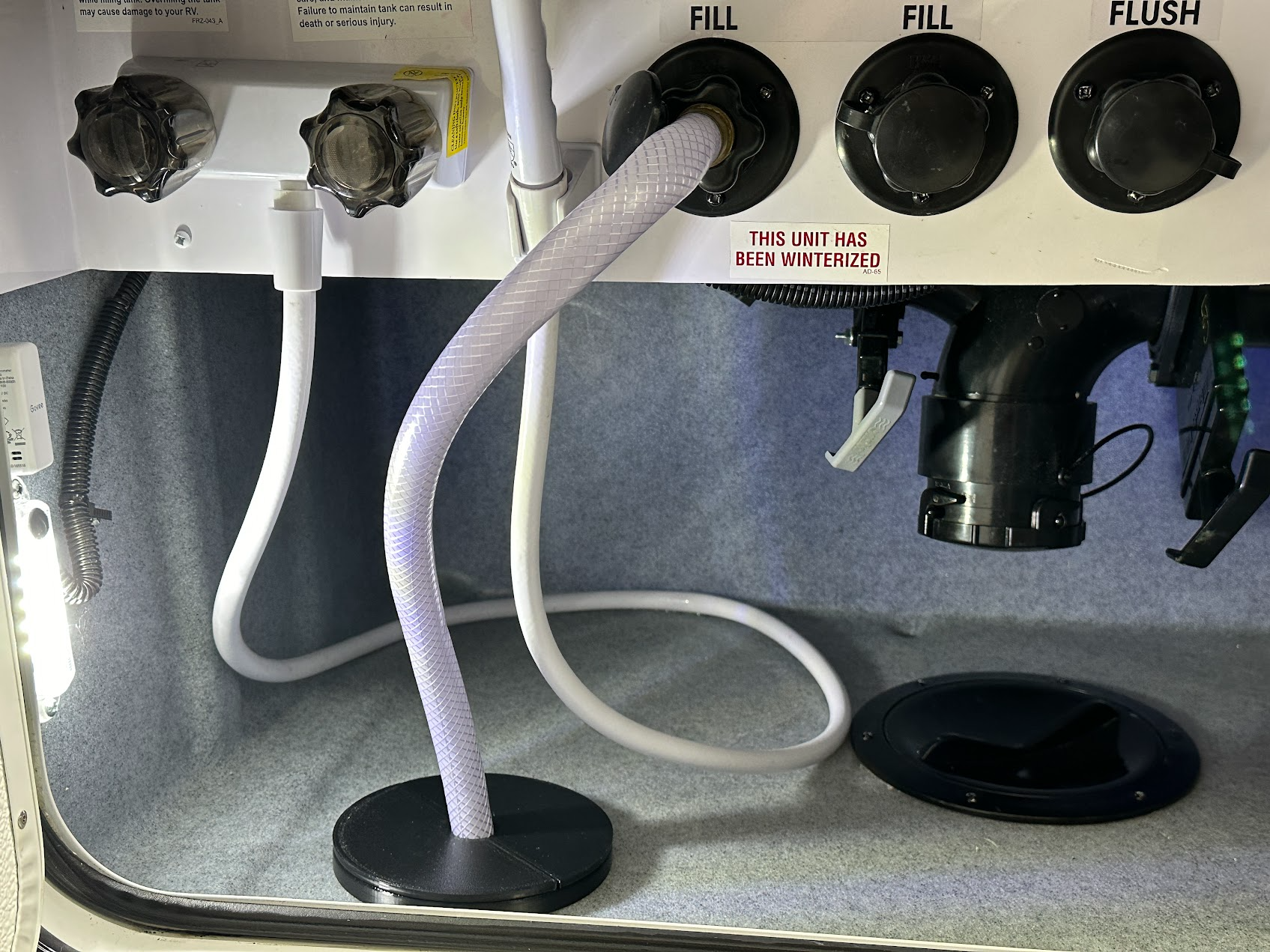 RV Camper 6 Inch Hatch Cover for Water Hose