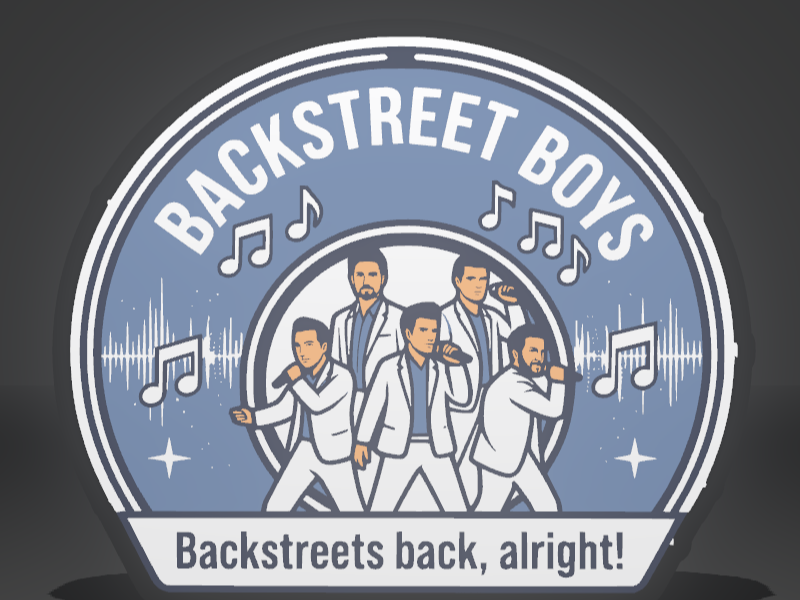 Creative Toni Backstreet Boys!