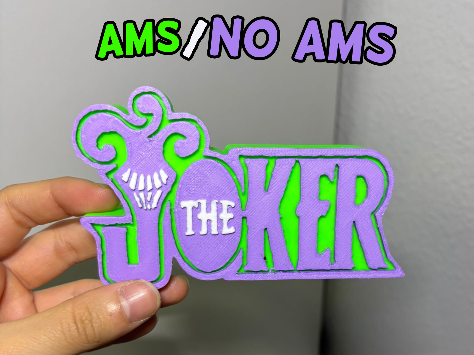 Letrero Joker - Wall Sign (AMS & Manual)