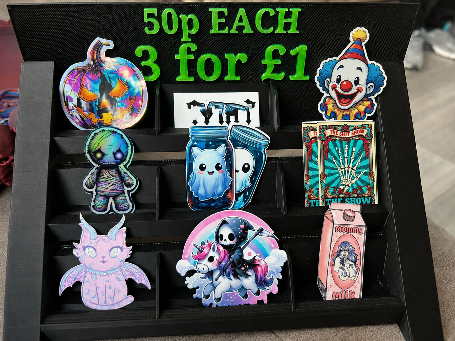 Sticker Display Stand - Craft Market Stall