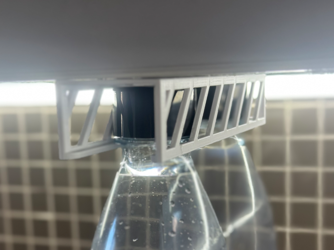 Sodastream under cabinet holder