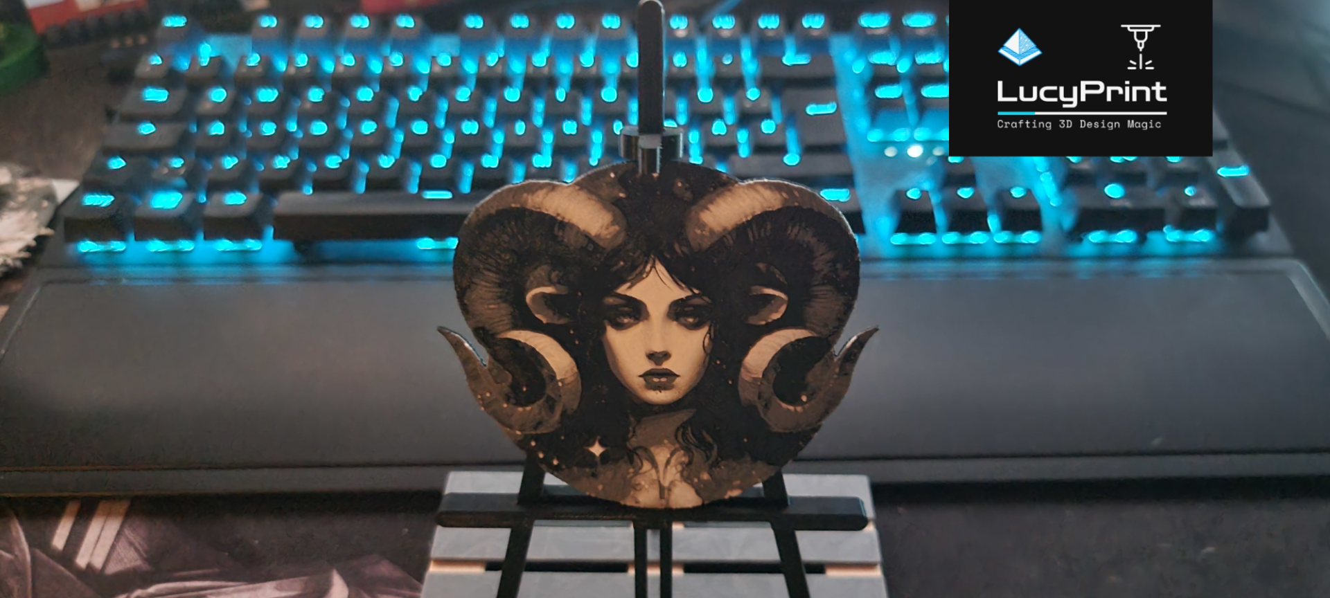 Zodiac sign Aries - HueForge