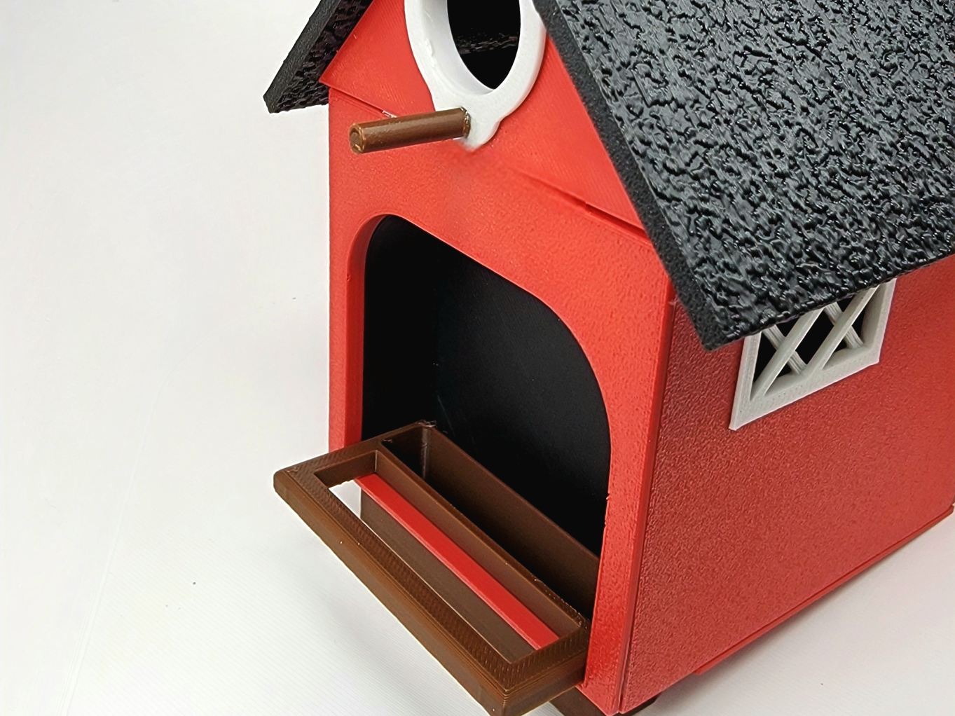 Covered Bridge Bird House and Feeder