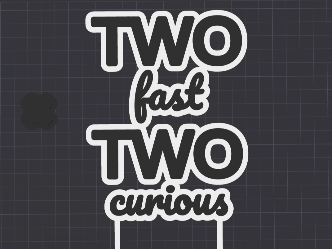 Enhanced Cake Topper Generator: per line fonts