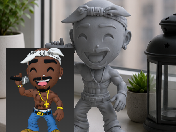 Hip-Hop Legend Collectible Figurine | Tupac Shakur