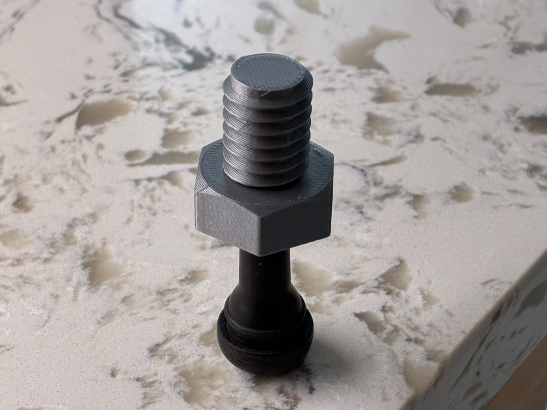 Bolt and Nut valve stem cap