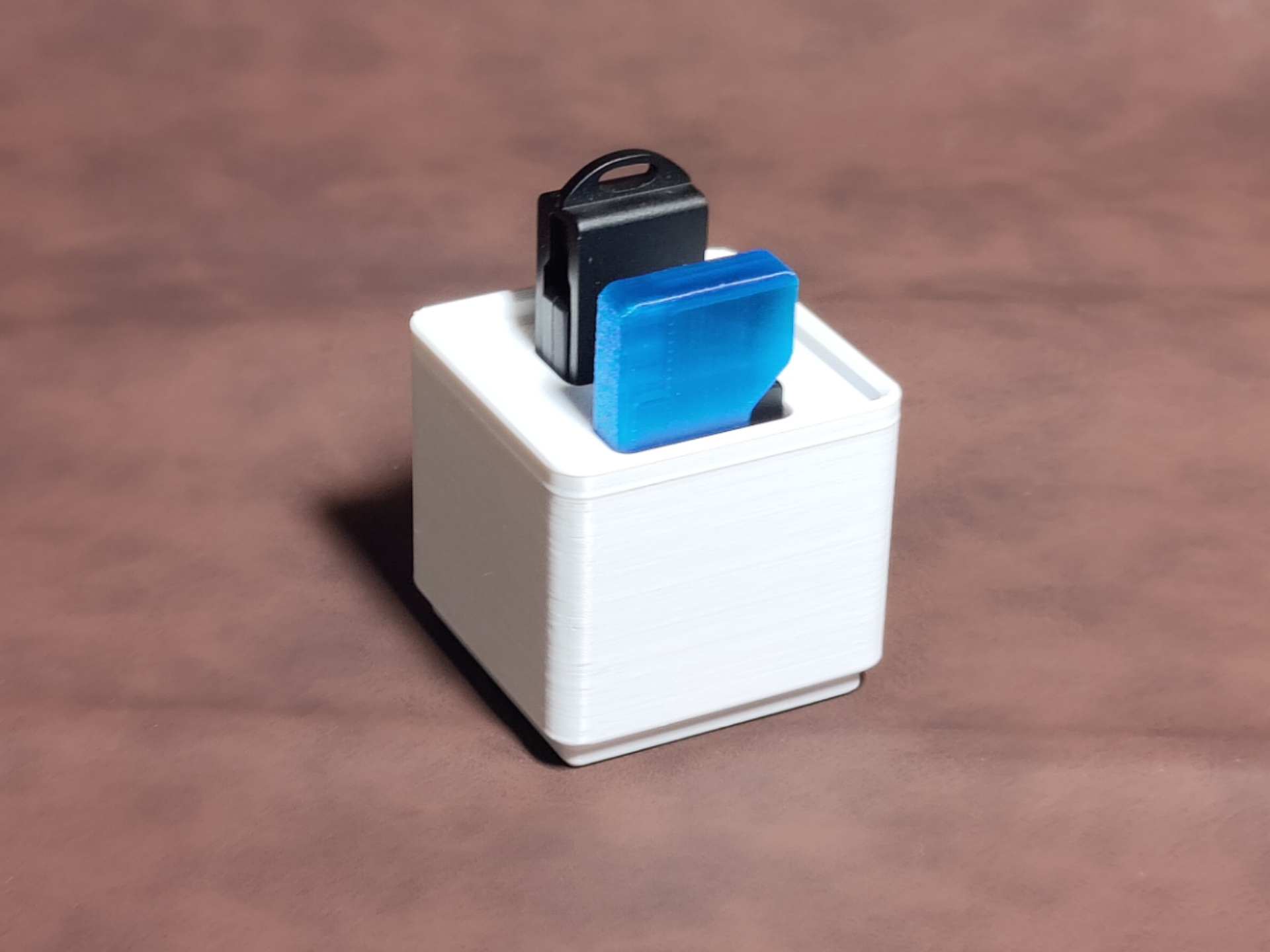 Gridfinity 1x1 Holder for Thetis USB-C Yubikey 5