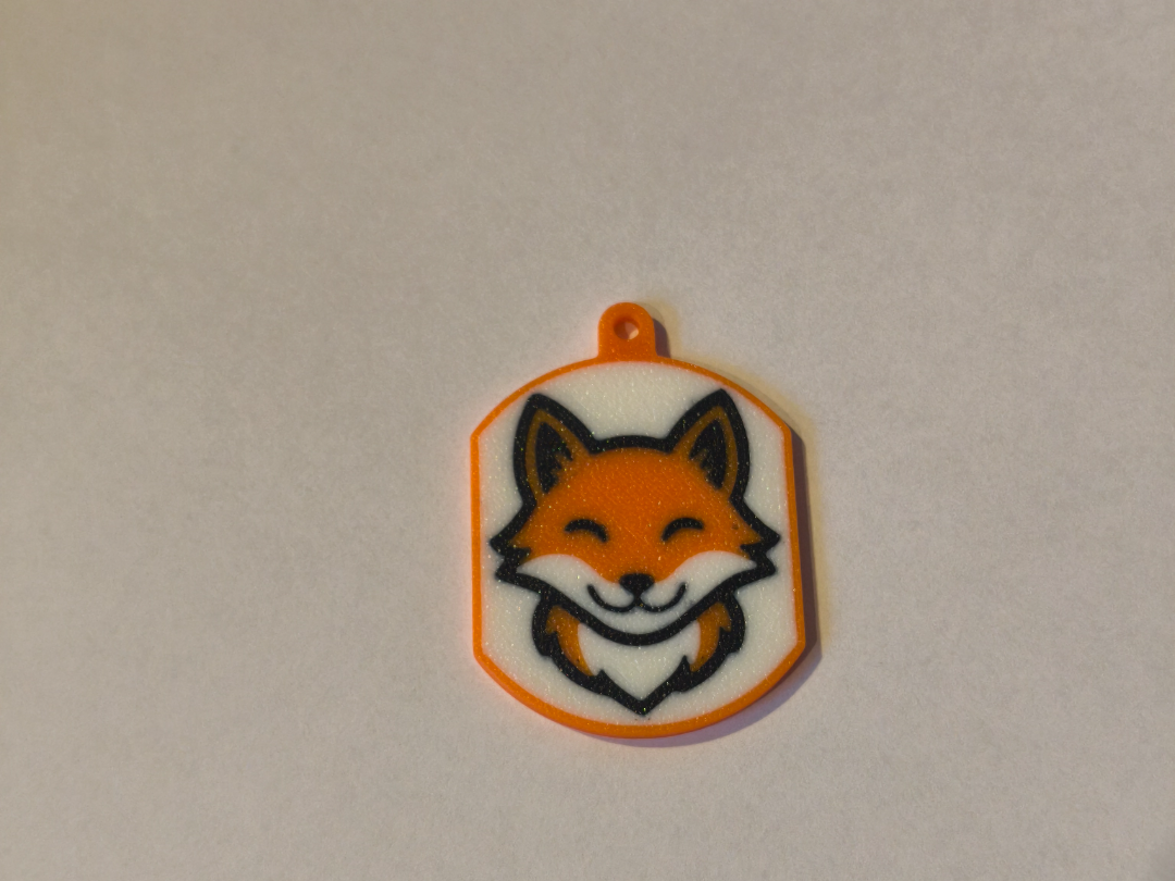 Cute Kawaii Kitsune Fox Keychain