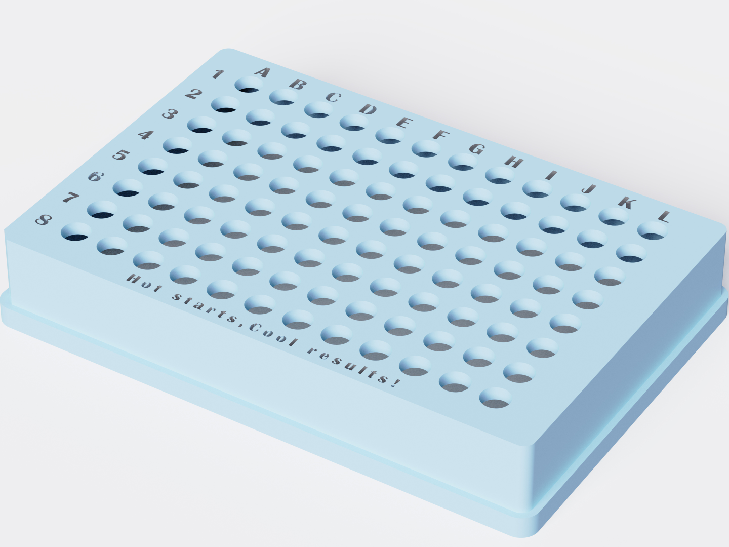 Standard PCR Well Rack 8*12 wells