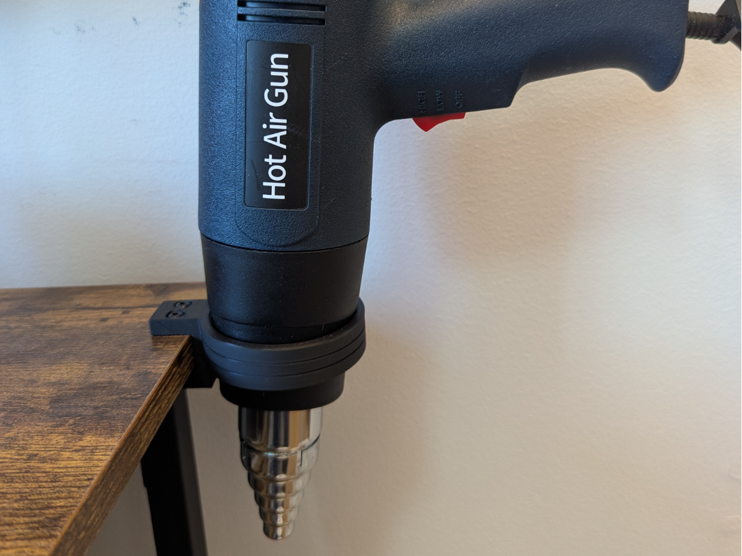 Hot Air Gun desk holder