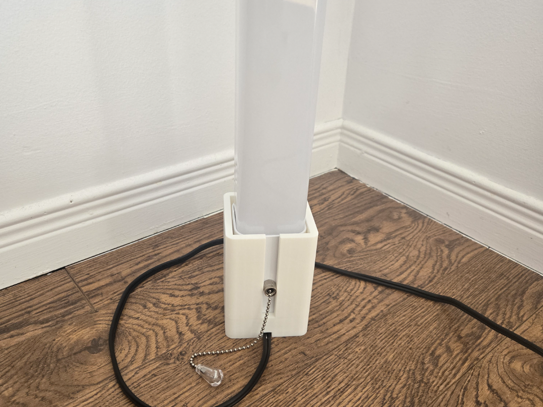 Shop Light Vertical Support