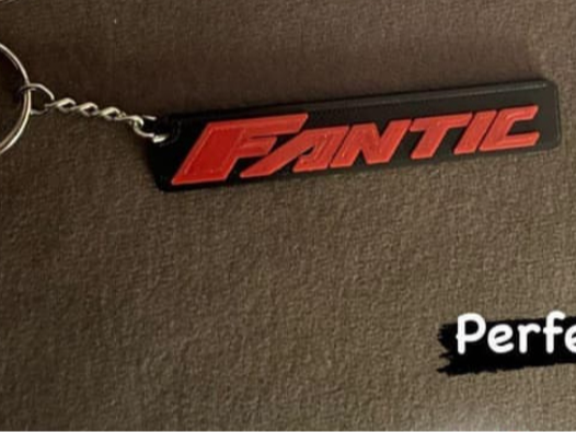 FANTIC MOTOR KEYCHAIN PORTACHIAVI FANTIC DOM3D