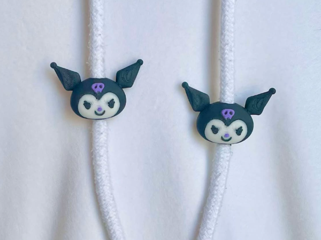 Kuromi Drawstring Aglet Charm Sanrio Accessory