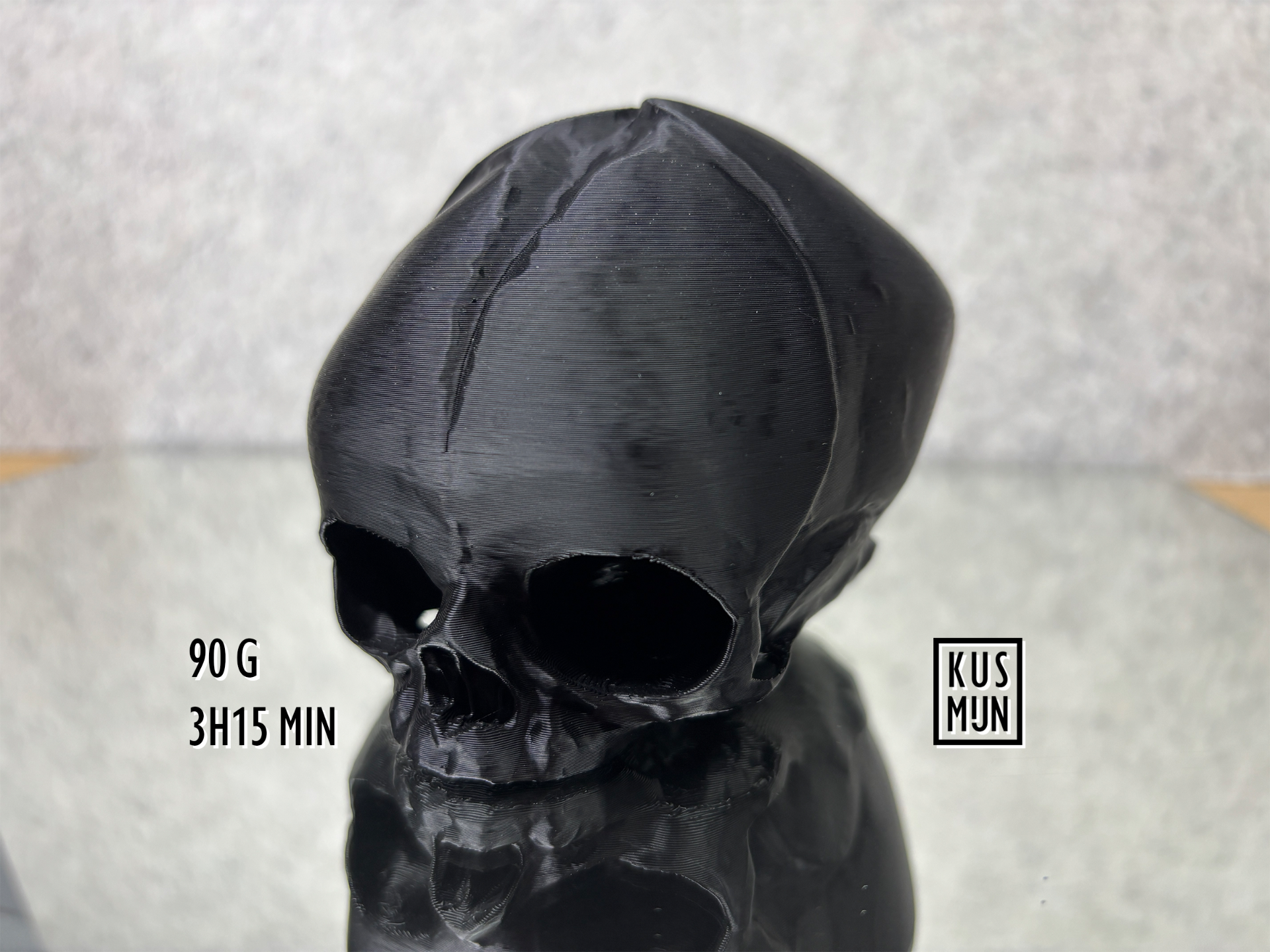 Decorative fetal skull