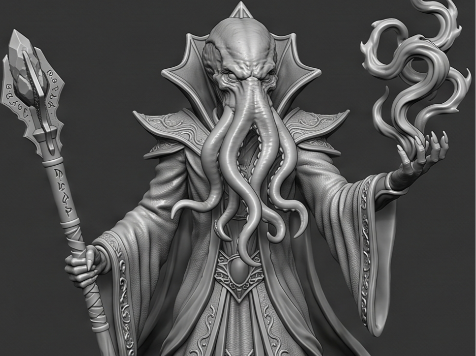 Mind Flayer – Illithid Arcanist (D&D)