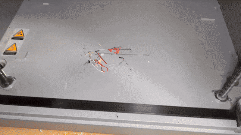 X/P Serie floor insert | Ramp for debris removal