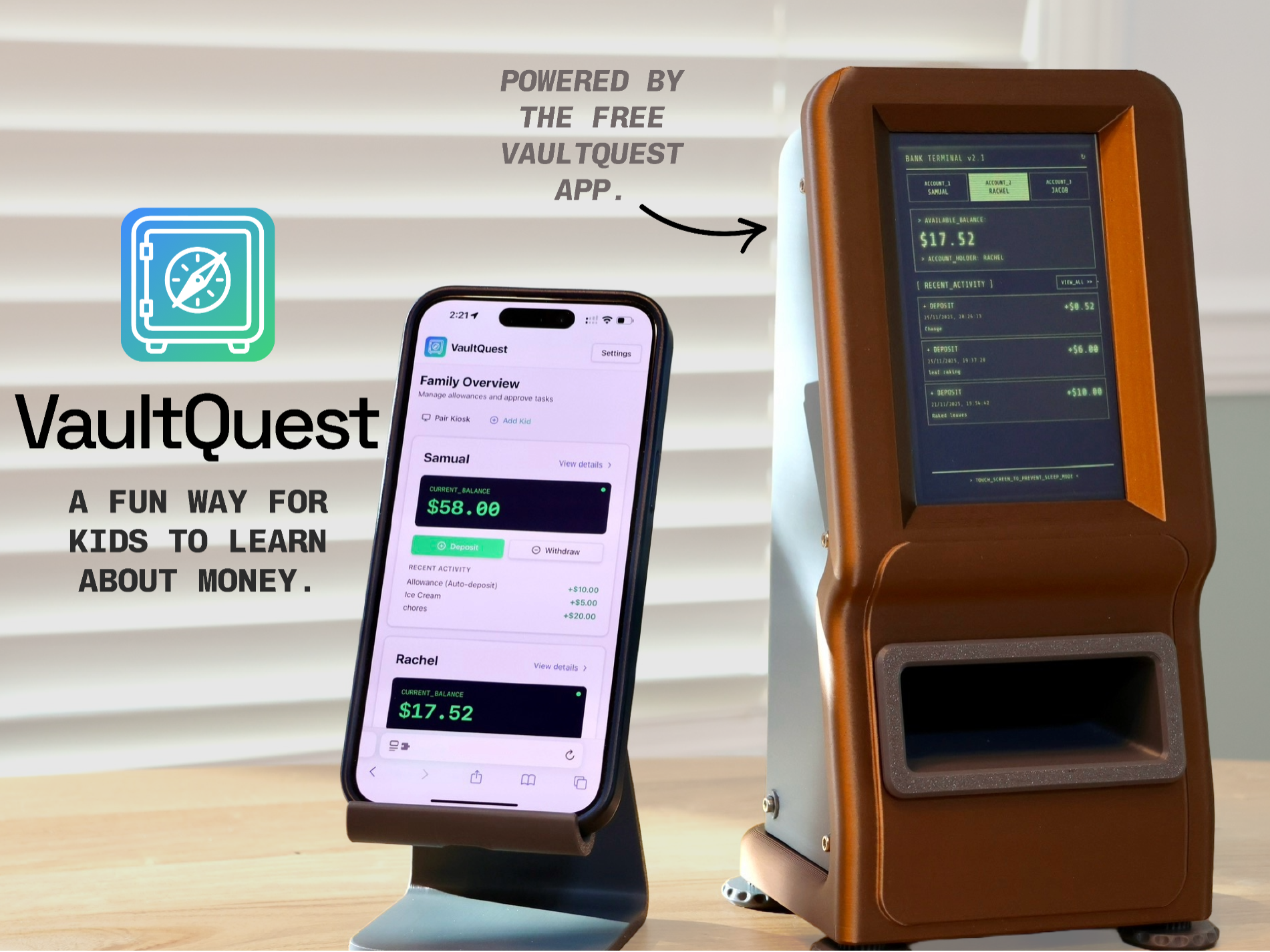 VaultQuest Home Terminal – ATM Edition