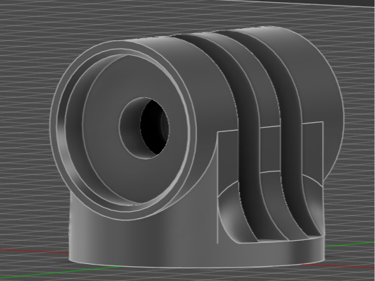 Low Profile GoPro/DJI/Insta360 Action Camera Mount