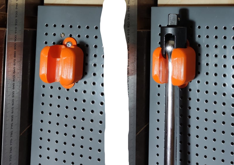 Biltema Pegboard Socket Wrench Holder