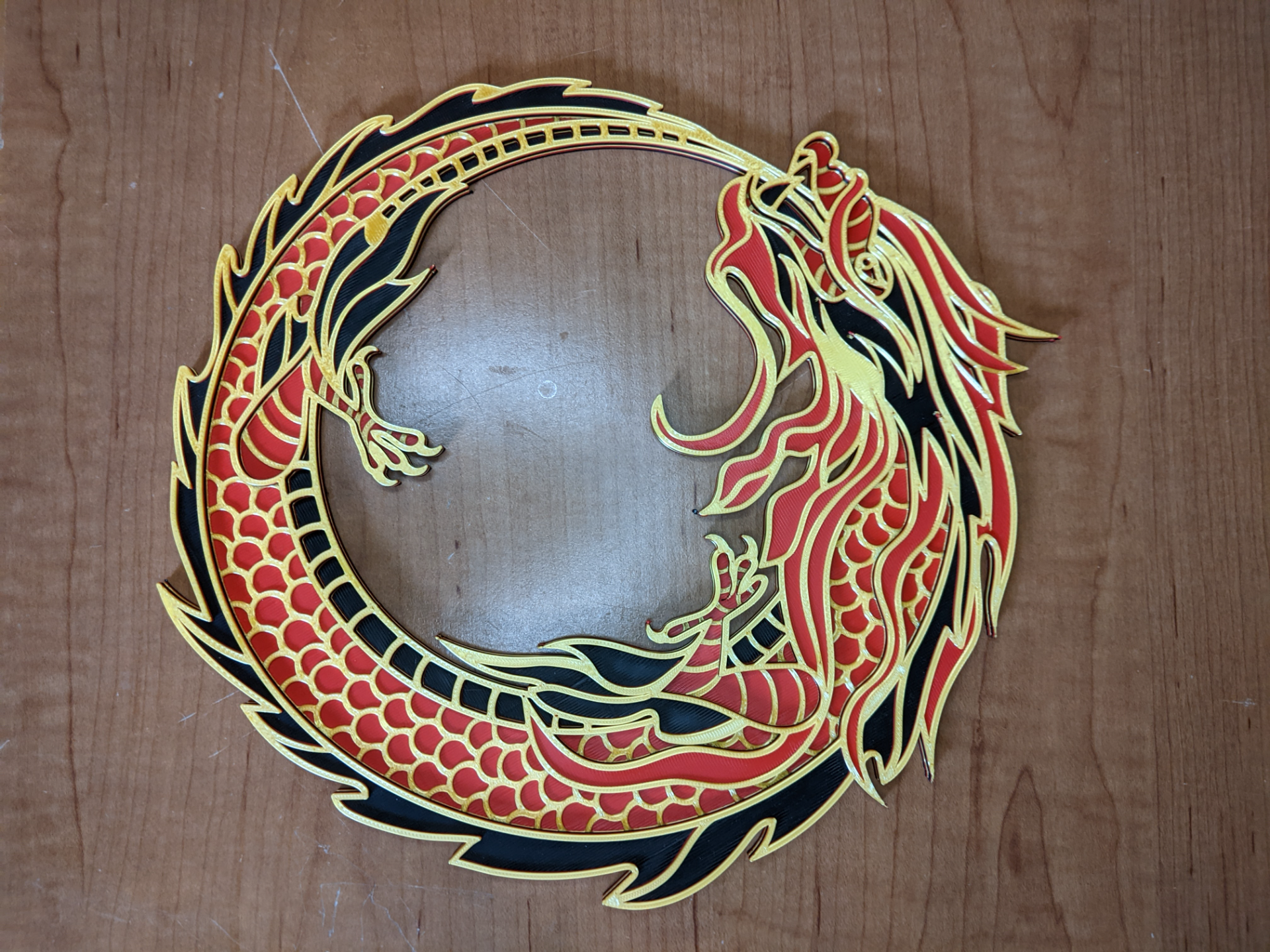 Dragon Layered Art