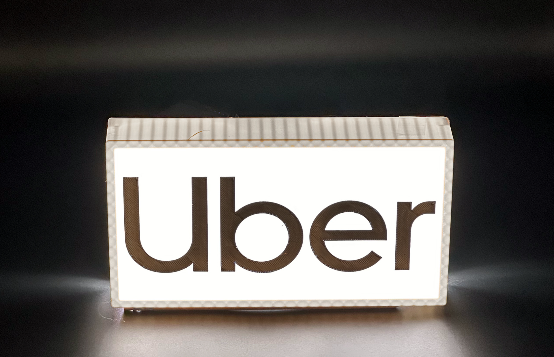 Uber USB Powered Lightbox - Window Mounted