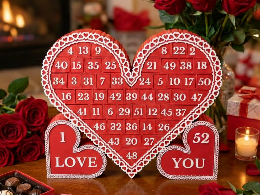 52 Weeks of Love: Valentine’s Day Advent Calendar