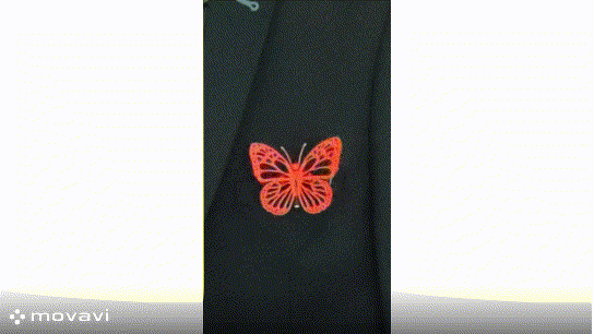 interactive decorative butterfly