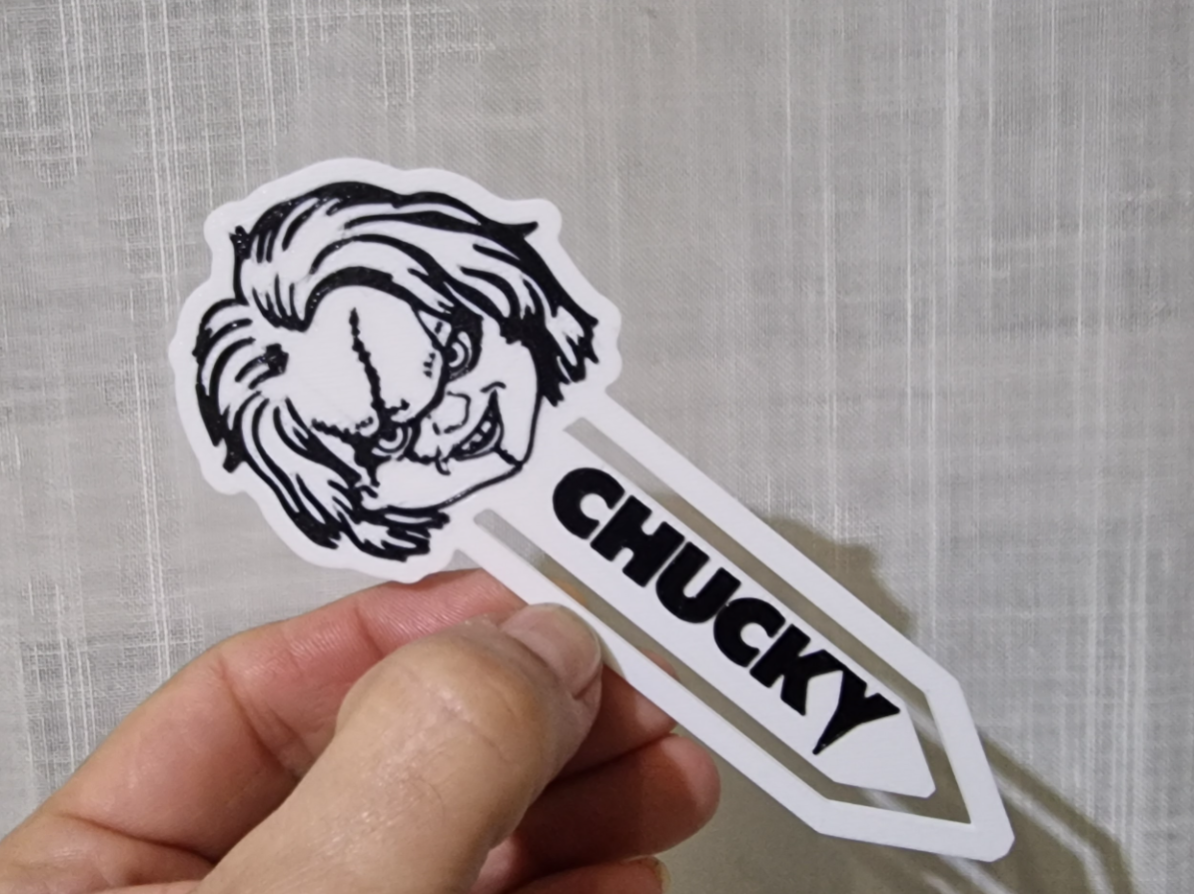Chucky bookmark Marcador de libros Chucky
