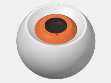 3D All Seeing Shroom Eye Multicolor