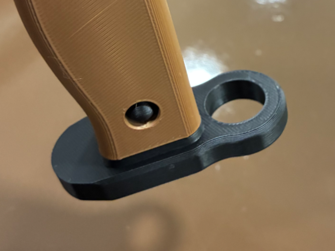 Pieza de encastre para cuchillo bayoneta