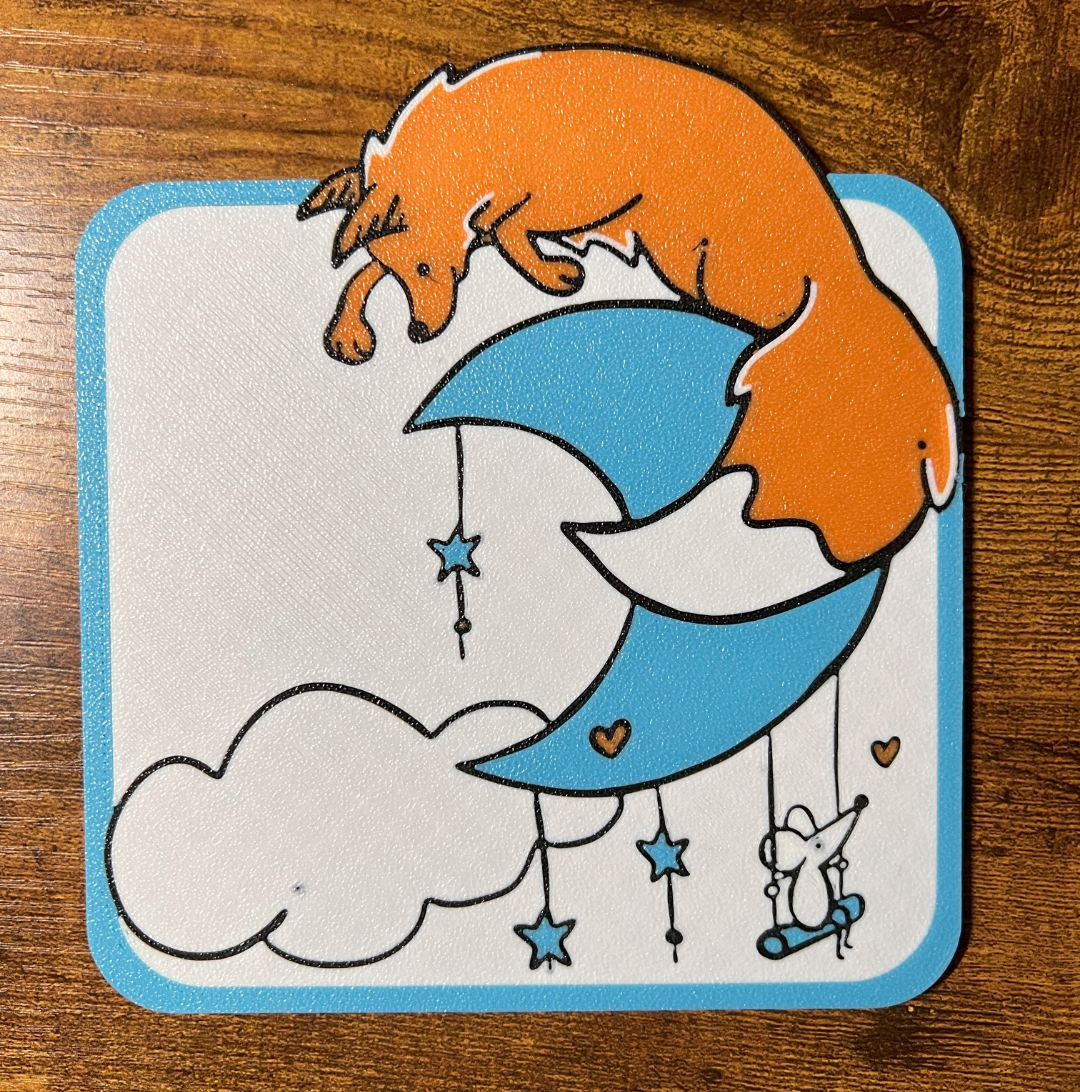 fox jumped over the moon