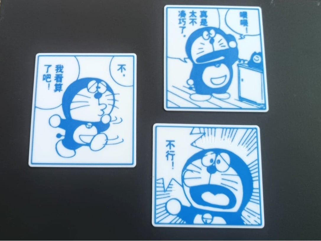 Doraemon bubble sign (Chinese version)