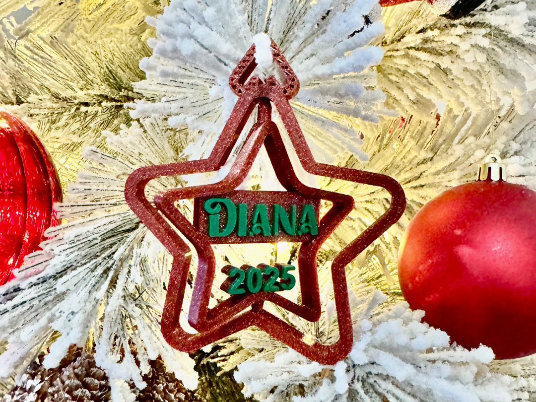 Christmas Baubles Ball - Personalized w your name