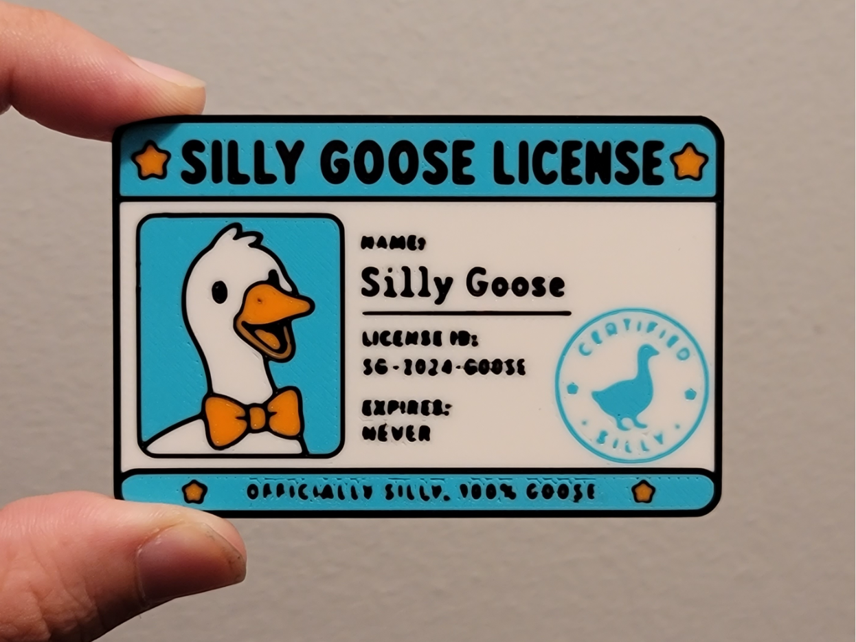 Silly Goose License