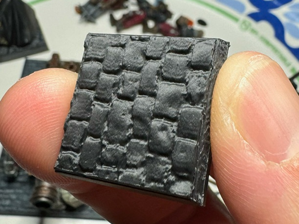 Warhammer Square 25mm Cobblestone base