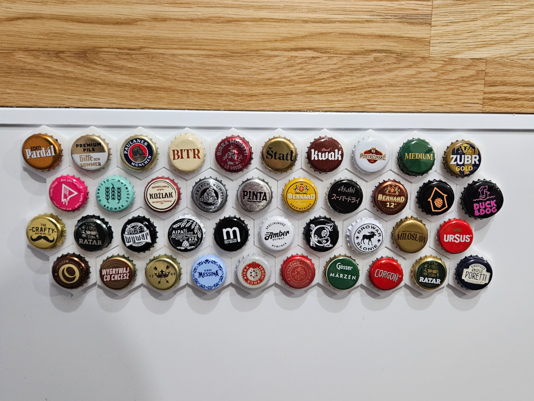 Beer Cap Holder – Magnetic, Modular