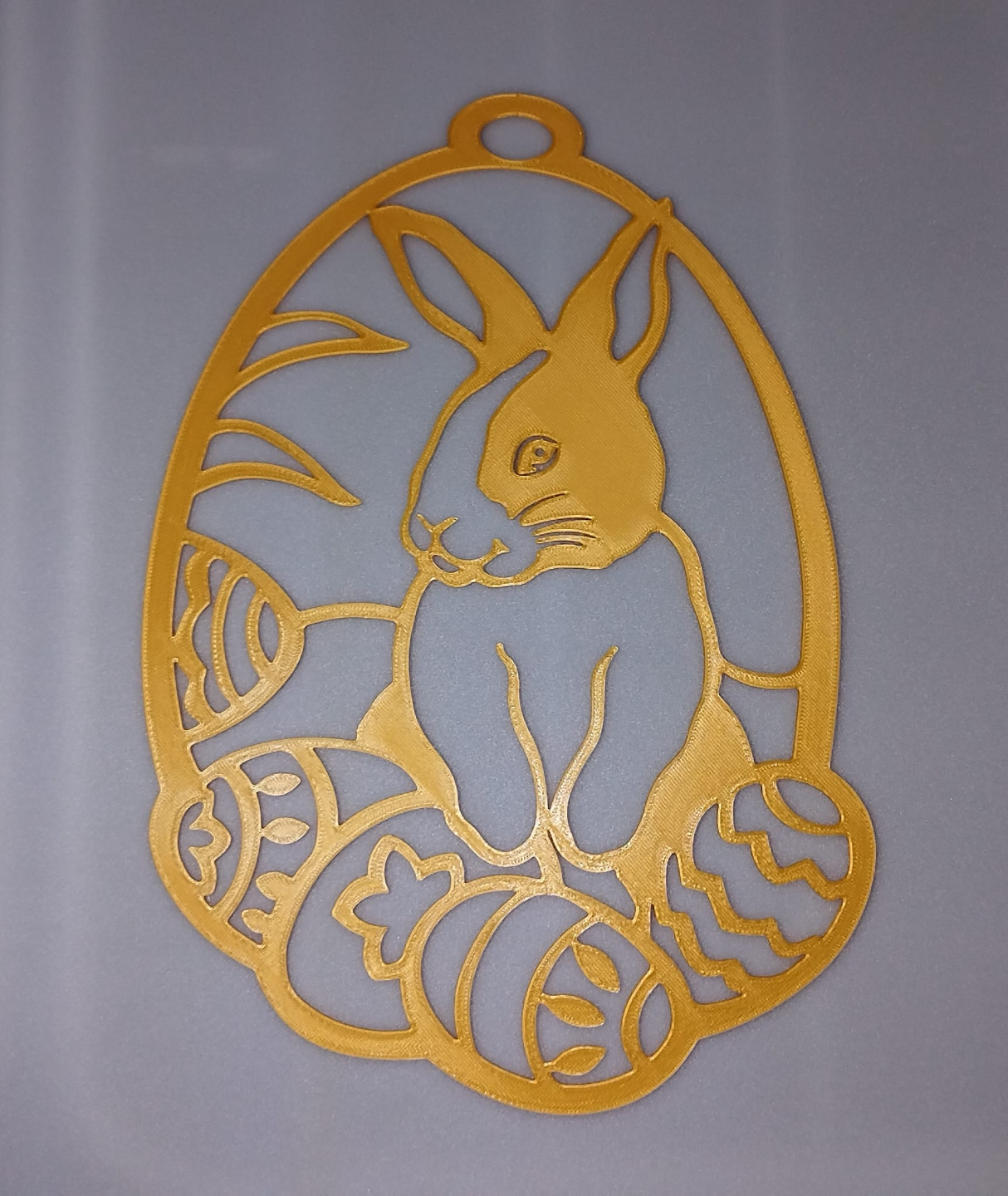 Happy easter egg bunny design