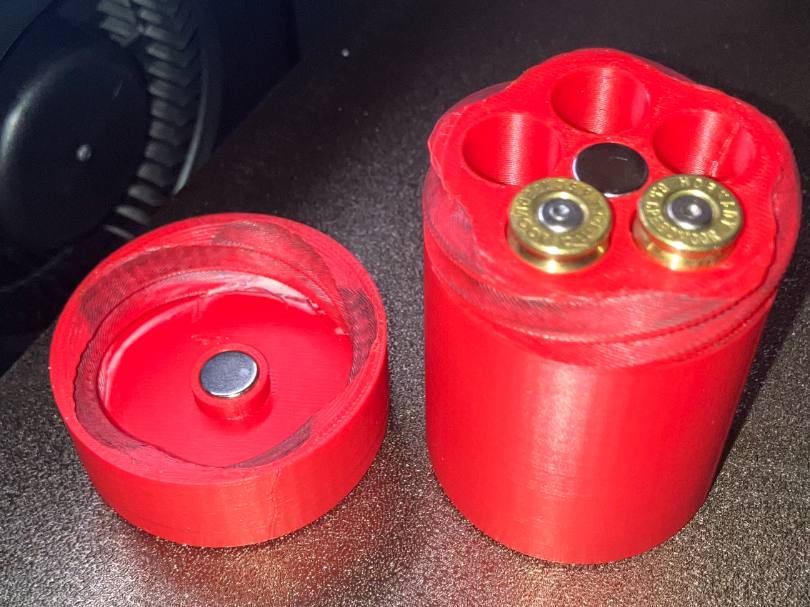 Magnetic case for 6.5 Creedmoor