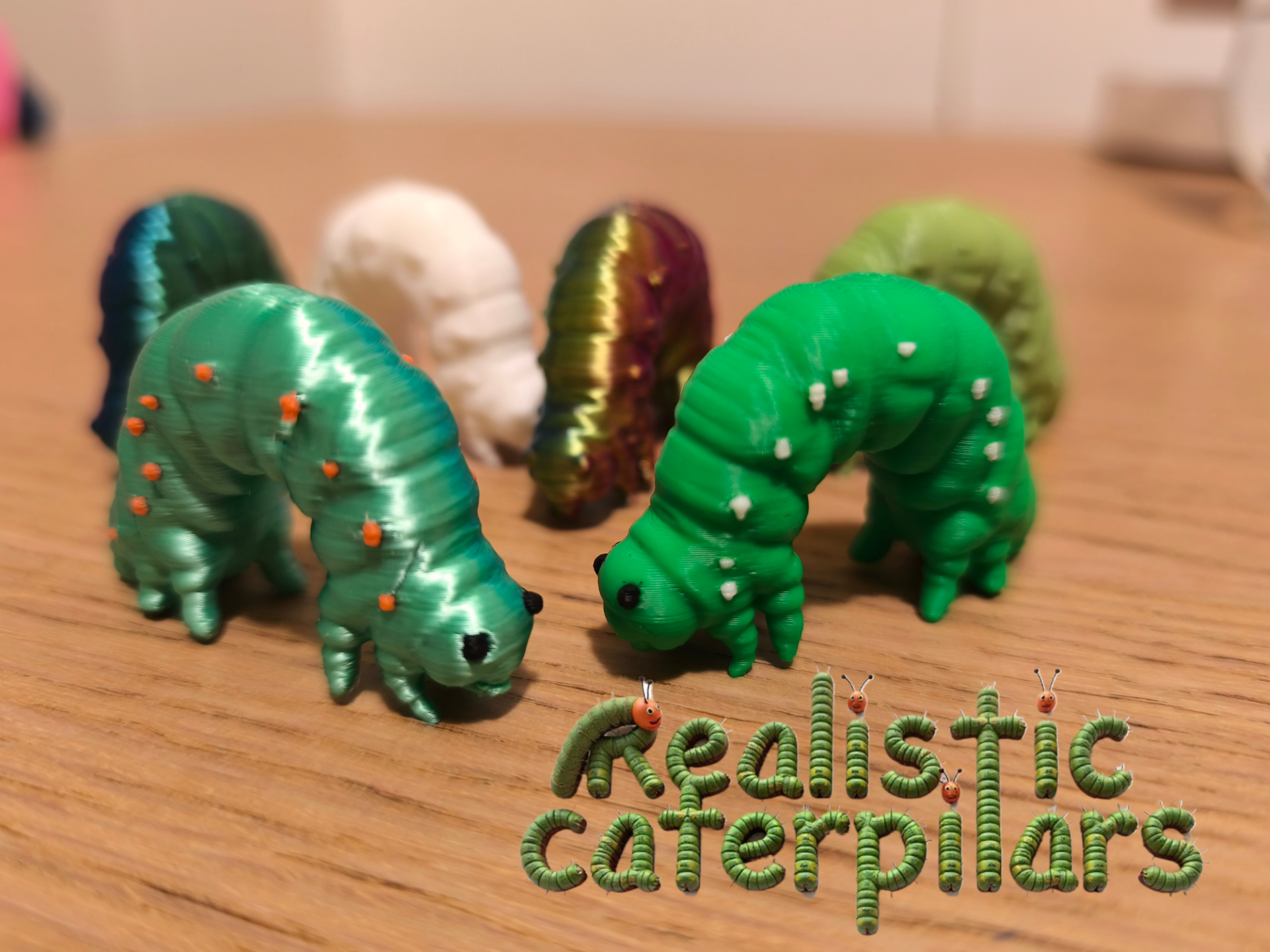 Realistic caterpillar